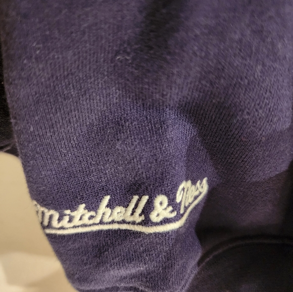 Mitchell & Ness Yankees crew sweater L NWOT Navy blue - Picture 6 of 7
